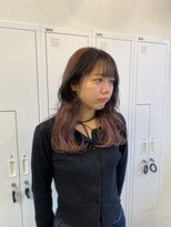 クリアーオブヘアー 池下店(clear OF HAIR)&nbsp;pink beige×顔周りlow lights