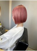 【Meg～chill松山～】ハイピンク×ボブ