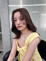 ボタン ハカタ(VOTAN hakata)&nbsp;博多/天神/顔周り/センター分け/ブラウン