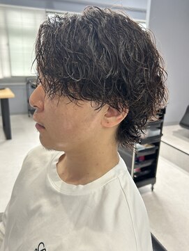 メンズ リコ(MEN'S RICO) 波巻きスパイラル波巻きウルフサーフカールウルフカット【大和】