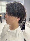 波巻きスパイラル波巻きウルフサーフカールウルフカット【大和】