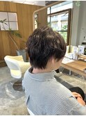 レディースショート×パーマ