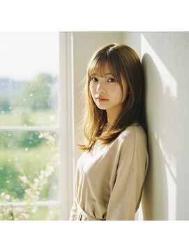 コトナ 越谷店 越谷で人気ミディアムカット×透明感カラーヘア