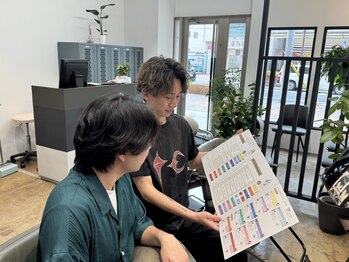 アロー 船橋店(AROH)の写真/清潔感とトレンド感を両立◎眉毛も◎今っぽくキマる注目サロン[MEN'S/メンズパーマ/眉毛/学割U24/船橋駅]