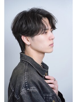 リップス 横浜(LIPPS) ニュアンスパーマ×センターパート