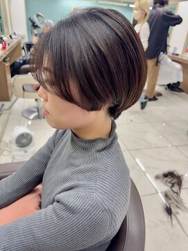 アッシュ 下北沢店(Ash) ショートの柔らかい縮毛矯正