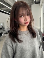 リノート バイ エゴル 太田川(Linoet by ENGOL)&nbsp;レイヤーカット/ショコラブラウン/ハッシュカット