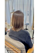 シェリー(Cherie)&nbsp;Cut × METEO coloring ベージュブラウン × Mediumlayer