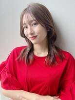 ケーツー エソラ池袋店(K-two)&nbsp;ミディアムレイヤーカット*フェイスレイヤー*顔周り*髪質改善