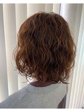 セットアップ 倉敷美和店(SET-UP) パーマヘアボブ大人ガーリー