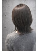 伸ばし中でも可愛いレイヤーボブ × ココアブラウン