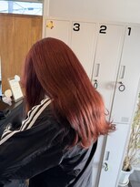 アウラヘアーサロン(aura hair salon)&nbsp;ピンクオレンジ