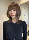 姫カットで小顔効果◎レイヤーでふんわりスタイルに！