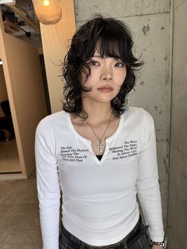 ラニヘアサロン(lani hair salon) ウルフカット/パーマスタイル/ウルフパーマ/スパイラルパーマ