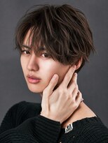 リップスヘアー 渋谷 annex(LIPPS hair)&nbsp;スパイラルコンマバング　センターパート　ラウンドマッシュ