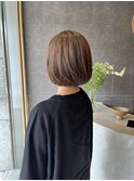 白髪ぼかしハイライト×ベージュカラー