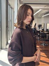 クシュ(cuchou) 外ハネミディアム 岡山 岡山駅 韓国 ピンク 赤髪