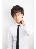 【Les Garcos 与野本町店】アシンメトリーバング