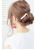 【ナチュラルに可愛い♪】パーティー用ヘアセットアレンジ ￥5500