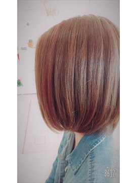 美容室 ボヌール 【ボヌール】春色ピンク【ツヤカラー】