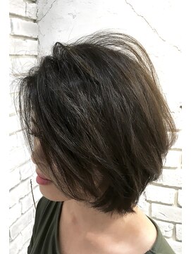 アジールヘア 所沢プロペ通り店(agir hair) スモーキーブラウン/Aラインボブ【所沢】