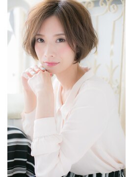 モッズ ヘア 福岡姪浜店(mod's hair) *mod's姪浜*…ひし形フォルム＆センターパートが作る小顔美人a
