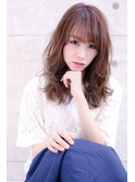 『BELEA』ラフカール×ピンクベージュなモテセミロング