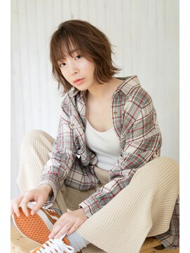 デリコ(DELICO) くせ毛風ナチュラル外ハネボブ [大宮美容室]