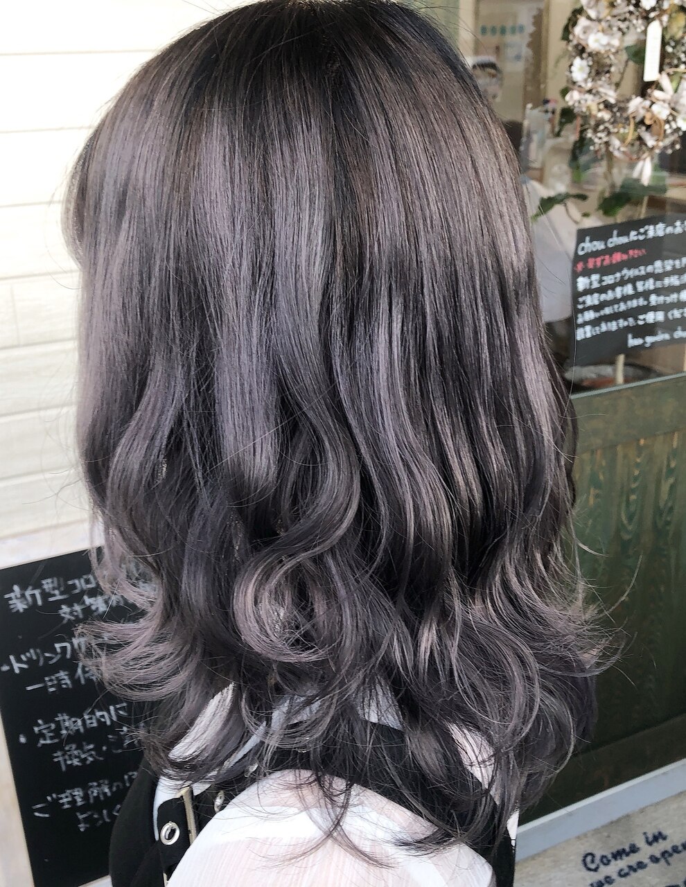 シャドールーツカラー☆ラベンダーグレー：L077633287｜ヘアーガーデン