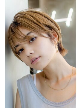 オースティン 門前仲町(AUSTIN) 大人かわいい前髪セシルカットココアブラウンフリンジウェーブ