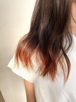 リアン 熊谷本店(Rien)&nbsp;裾カラー×オレンジ