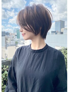 マグ ギンザ(mag ginza) 〈30代40代50代〉前髪無しショート/大人ショートボブ【mag佐藤】