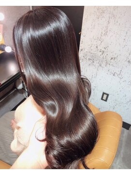 レーヴバイロンド 仙台(Reve by Lond) 髪質改善ミディアムレイヤー大人ガーリー縮毛矯正似合わせカット