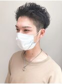 ショートパーマニュアンスパーマ横浜メンズツイストスパイラル
