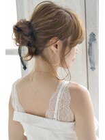 グランアージュ 柏西口店(grandage)&nbsp;ゆるふわアレンジ お団子 シニヨンアレンジ 二次会 結婚式 柏 S2