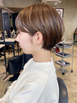 アイティーバイアルバム 下北沢店(IT by ALBUM) ブラウンショート_ショコラベージュボブルフ_ba372511