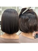 髪質改善×ミニボブ＠伊達