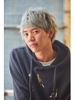 クレスト 近江八幡店(CREST)&nbsp;マッシュツーブロックメンズパーママッシュウルフメンズカット