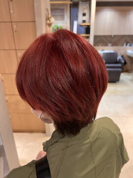 ジールサロン 阿見店(ZEAL SALON) レッドカラー