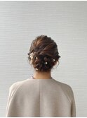 シニヨンヘアアレンジ