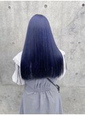 ネイビーカラー/イメチェン/美肌カラー[立川駅/ケアブリーチ]