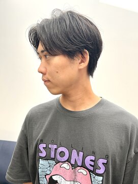 トレス(TRESS) メンズヘア　センターパート　刈り上げない　原宿　表参道　渋谷