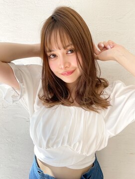 オーロ 西大寺店(ORO) ラフウェーブのシースルーバング