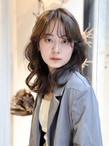 エムスラッシュ たまプラーザ(M.SLASH)&nbsp;くびれカール/センターパート/抜け感ヘア/モテ髪/たまプラーザ