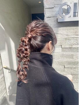 アルコ 三軒茶屋(alco) ヘアセット　＊編み下ろし風ポニーテール＊