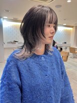 シエル バイ ケンジ 登戸 生田(CIEL by KENJE)&nbsp;アンブレラカラー/ミディアムウルフ/インナーカラー/小顔前髪