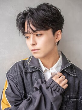 エイトメン 池袋東口店(EIGHT MEN) メンズ/センターパート/ニュアンスパーマ/池袋駅