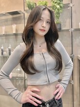 アンフィニー 仙台(ANFINI) 仙台髪質改善縮毛矯正韓国レイヤーカット前髪くびれヘア学割U24