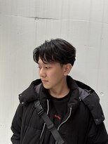 スティミュラス(Stimulus)&nbsp;ニュアンスパーマフェザーパーマ毛流れセンターパート滝沢大貴