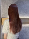 ブリーチなしのダブルカラーで、いつも出せない色味を♪